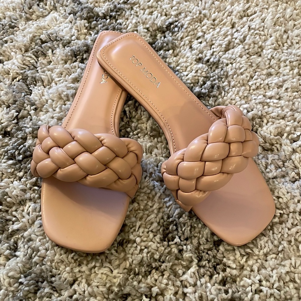 Braided sandals